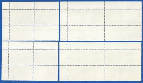 RSA-1990-MNH-Control Blocks-SACC715-718-Co-operation in Southern Africa-Thematic-Places of interest