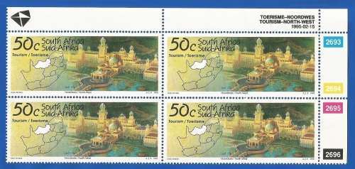 RSA-1995-MNH-Control Block-SACC892-Tourism North-West-Thematic-Tourism-Lost City