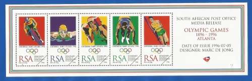 RSA-1996-Media Release-Olympic Games Atlanta-Thematic-Sport-Olympic