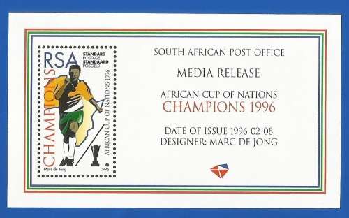 RSA-1996-Media Release-Soccer African Cup of Nations-Thematic-Sport-Soccer