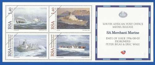RSA-1996-Media Release-50th Anniversary of S.A. Merchant Marine-Thematic-Ship