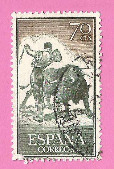 Spain-Used-Thematic-Bull Fighting