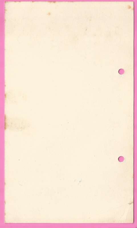 Vintage-Menu-Sunday 2 October 1960-Union Castle Line-R.M.S. Pendennis Castle-Toning Noted