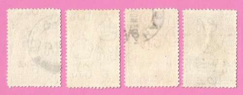 Bechuanaland Protectorate-Used-1938-SACC113-116-Postage-Revenue Issue KGVI-Thematic-Famous Person