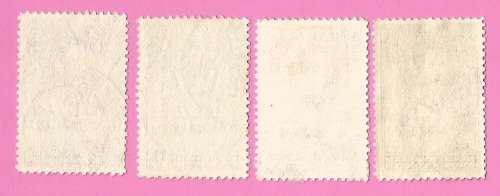 Bechuanaland Protectorate-Used-1938-SACC113-116-Postage-Revenue Issue KGVI-Thematic-Famous Person