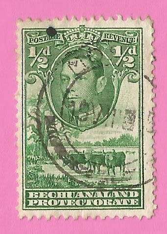 Bechuanaland Protectorate-Used-1938-SACC113-Postage-Revenue Issue KGVI-Thematic-Famous Person