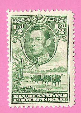 Bechuanaland Protectorate-MM-1938-SACC113-Postage-Revenue Issue KGVI-Thematic-Famous Person
