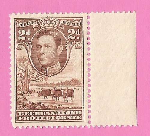 Bechuanaland Protectorate-MNH-1938-SACC116-Postage-Revenue Issue KGVI-Thematic-Famous Person