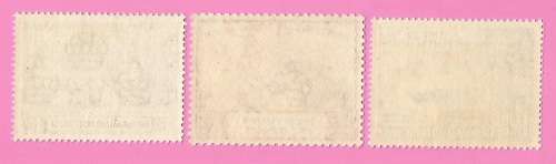 Bechuanaland Protectorate-MM-1949-SACC133/135/136-75th Anniversary of U.P.U.-Thematic-Symbol