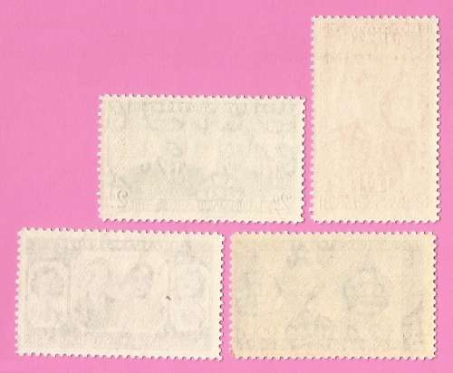 Bechuanaland Protectorate-MM-1947-SACC127-130-Royal Visit-Thematic-Famous People