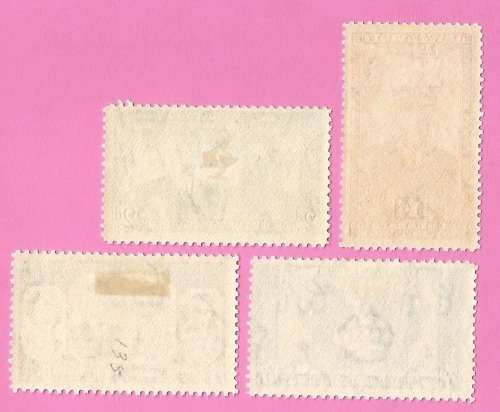 Bechuanaland Protectorate-MM-1947-SACC127-130-Royal Visit-Thematic-Famous People