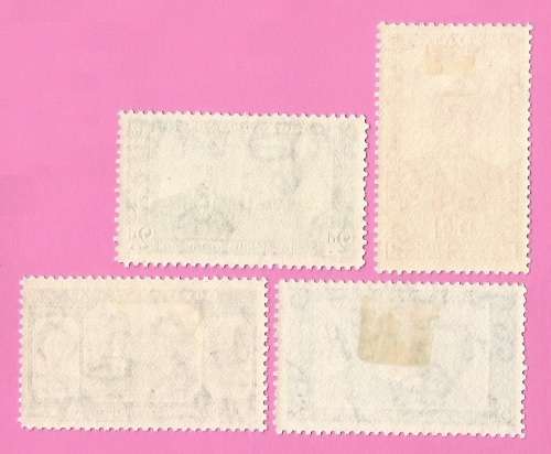 Bechuanaland Protectorate-MM-1947-SACC127-130-Royal Visit-Thematic-Famous People
