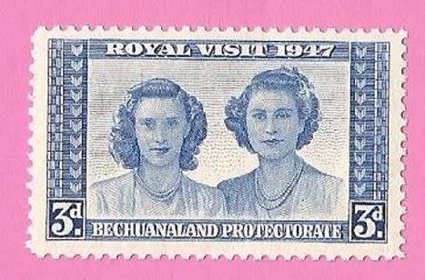 Bechuanaland Protectorate-MM-1947-SACC129-Royal Visit-Thematic-Famous People