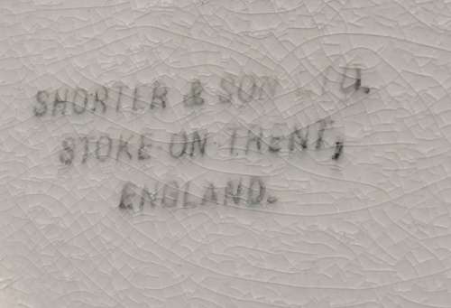Shorter and Son- 1930`s Stoke on Trent-England-Fish Plate-Small (19cmx17cm)
