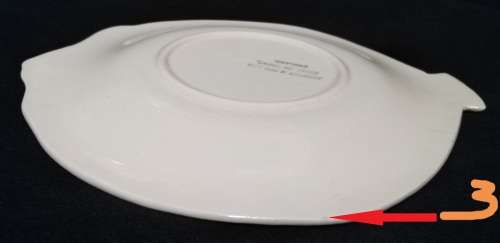 Shorter and Son- 1930`s Stoke on Trent-England-Fish Plate-Small (19cmx17cm)
