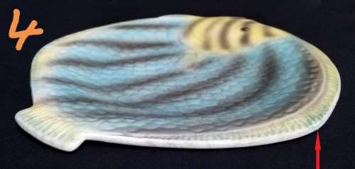 Shorter and Son- 1930`s Stoke on Trent-England-Fish Plate-Small (19cmx17cm)