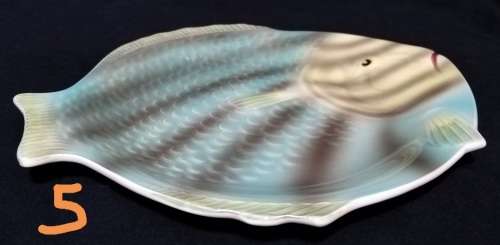 Shorter and Son- 1930`s Stoke on Trent-England-Fish Plate-Large (22,5cmx20,5cm)