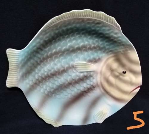 Shorter and Son- 1930`s Stoke on Trent-England-Fish Plate-Large (22,5cmx20,5cm)