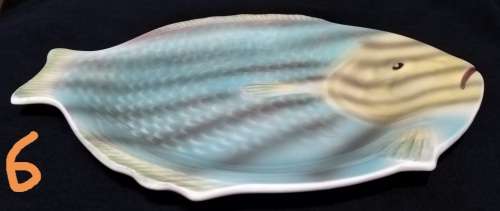 Shorter and Son- 1930`s Stoke on Trent-England-Fish Plate-Large (22,5cmx20,5cm)