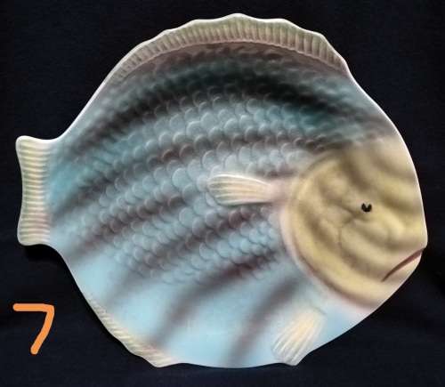 Shorter and Son- 1930`s Stoke on Trent-England-Fish Plate-Large (22,5cmx20,5cm)