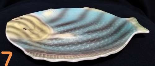 Shorter and Son- 1930`s Stoke on Trent-England-Fish Plate-Large (22,5cmx20,5cm)