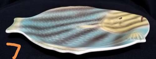 Shorter and Son- 1930`s Stoke on Trent-England-Fish Plate-Large (22,5cmx20,5cm)