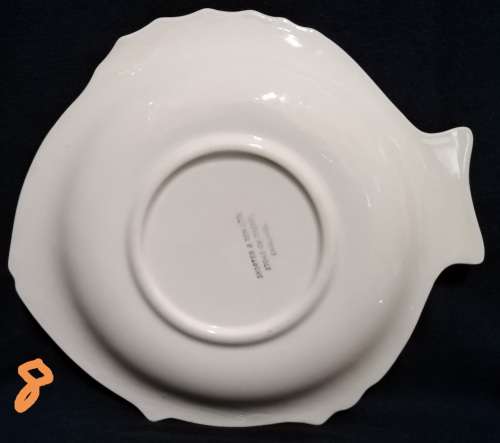 Shorter and Son- 1930`s Stoke on Trent-England-Fish Plate-Large (22,5cmx20,5cm)