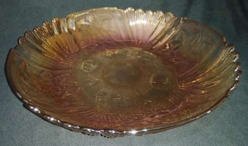 1 x Carnival Glass- Bowl 30cm Diameter