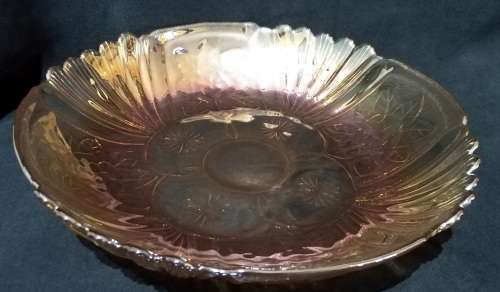 1 x Carnival Glass- Bowl 30cm Diameter