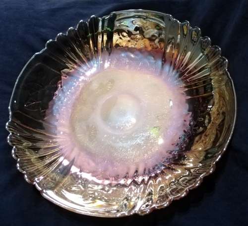 1 x Carnival Glass- Bowl 30cm Diameter