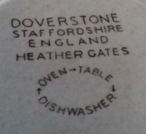 Doverstone Heather Gates -Staffordshire-England-Heather Gates-Oven/Table/Dishwasher-6xTrio`s