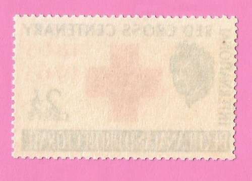 Bechuanaland Protectorate-MM-1963-SACC179-Red Cross Centenary-Thematic-Famous Person