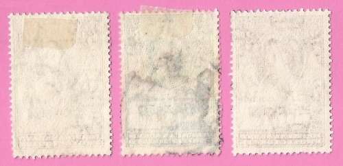 Bechuanaland Protectorate-Used-1958-SACC140/141/144-Definitive Issue-Thematic-Famous Person
