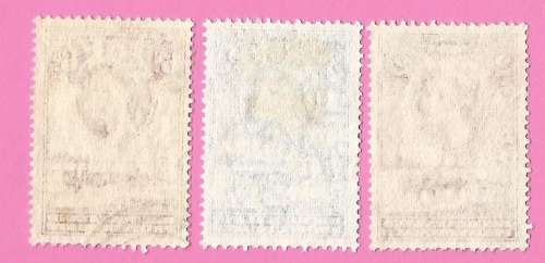 Bechuanaland Protectorate-Used-1958-SACC140/141/144-Definitive Issue-Thematic-Famous Person