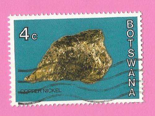 Botswana 1974 Botswana Minerals -Used-Thematic-Geology-Copper Nickel