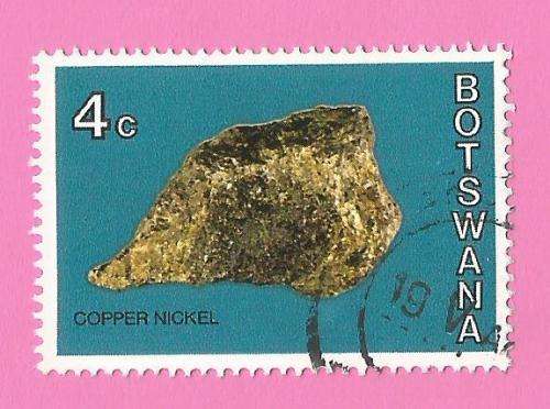 Botswana 1974 Botswana Minerals -Used-Thematic-Geology -Copper Nickel