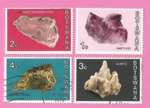 Botswana 1974 Botswana Minerals -Used-Thematic-Geology-