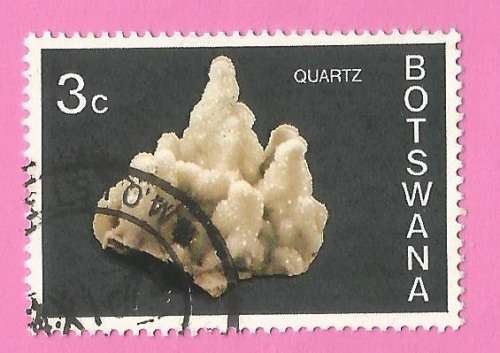 Botswana 1974 Botswana Minerals -Used-Thematic-Geology-Quartz