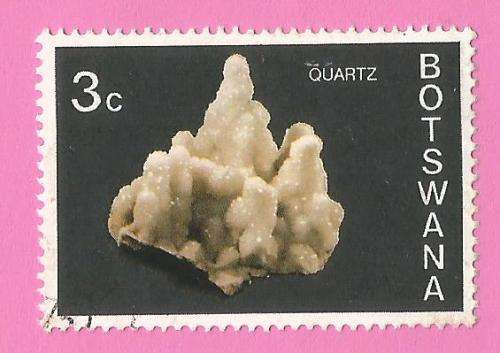 Botswana 1974 Botswana Minerals -Used-Thematic-Geology-Quartz
