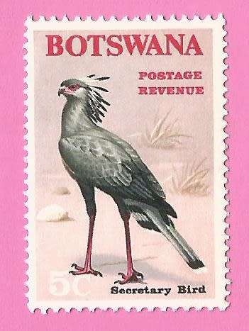 Botswana 1967 Birds -MM-Thematic-Fauna-Birds