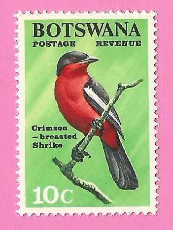 Botswana 1967 Birds -MM-Thematic-Fauna-Birds
