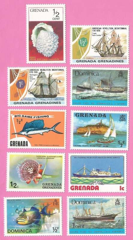 Mix-MNH-Thematic-Fauna-Fish-Transport-Ships-Boats