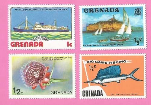Grenada-MNH-Thematic-Transport-Ships-Boats-Fish