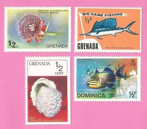 Mix Stamps-MNH-Thematic-Fish