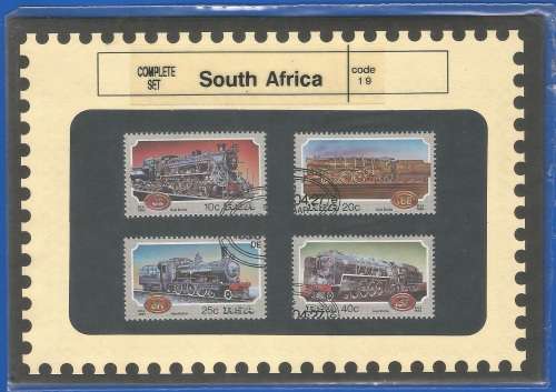 Pre-Packed Thematic Stamps-Transport-Republic of South Africa-Used-Set-Sold As Is