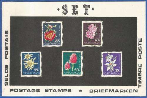 Pre-Packed Theme Stamps-Flora-Flowers-Romania-Used-Set-Sold As Is