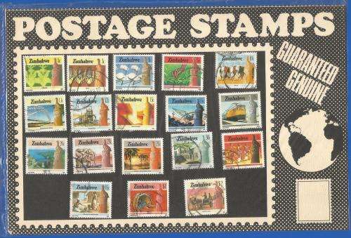 Pre-Packed Theme Stamps-Fauna-Flora-Culture-Zimbabwe-Used-Set-Sold as Is