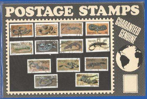 Pre-Packed Theme Stamps-Fauna-Snakes-Venda-Used-Set-Sold as Is
