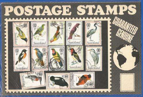 Pre-Packed Theme Stamps-Fauna-Birds-Swaziland-Used-Set-Sold as Is