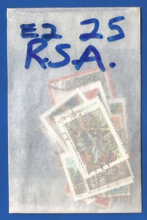 Mix-Pre-Packed-25 x Postage Stamps-Used-South Africa-Condition of Stamps-Uncheck-Sold As Is
